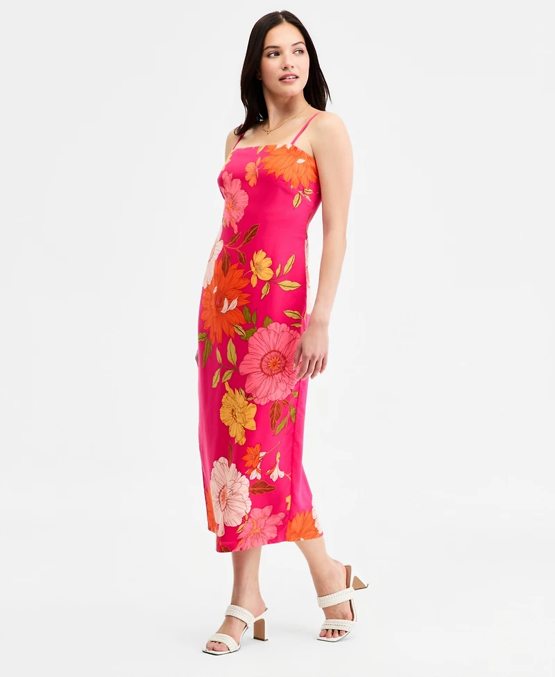 Vince Camuto Women's Printed Challis Midi Dress