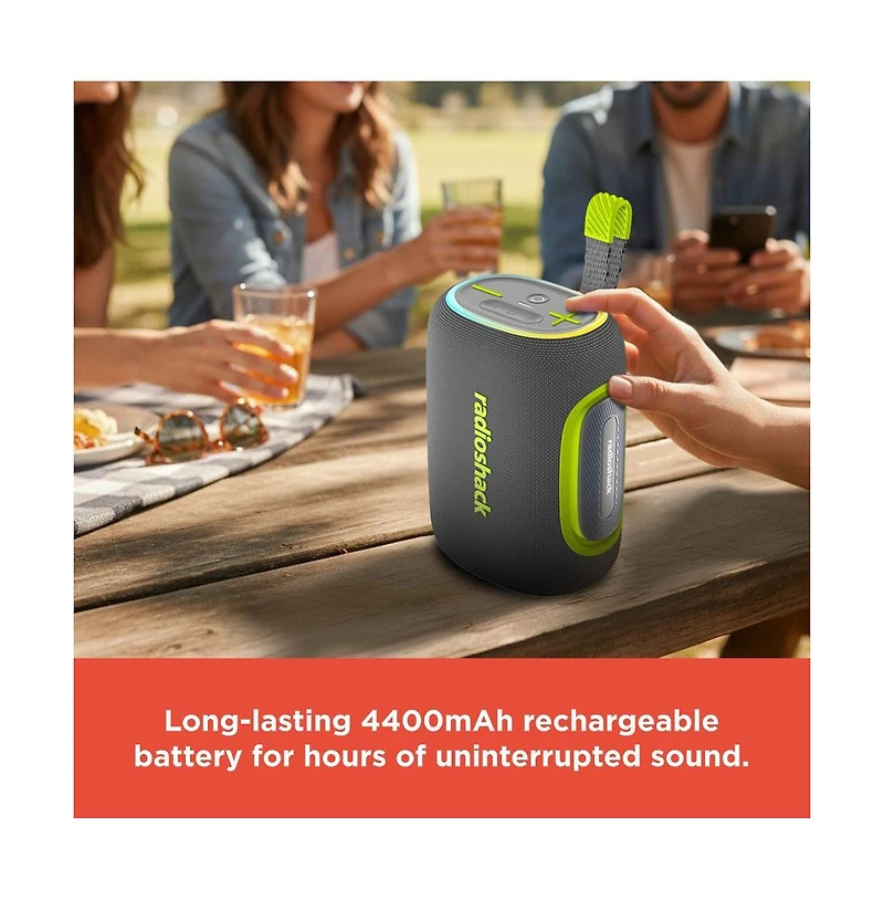 RadioShack 40W IPX5 Live Sound Portable Speaker & Green