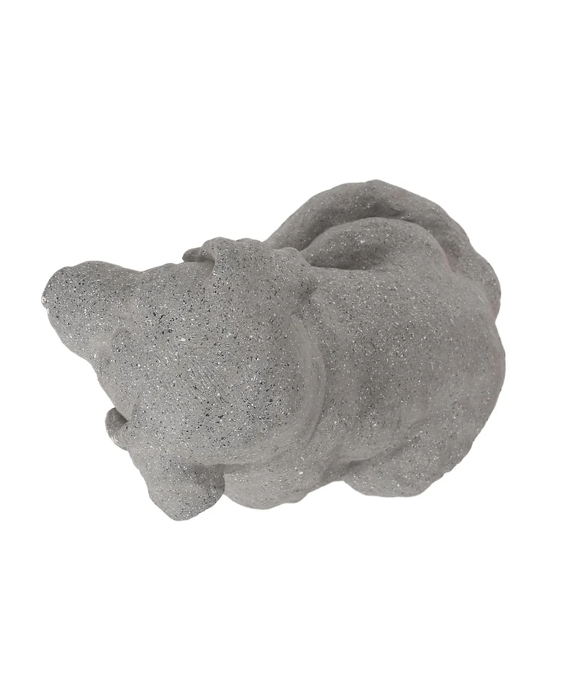 Streamdale Furniture Charming Puppy Garden Statue with Vintage Finish