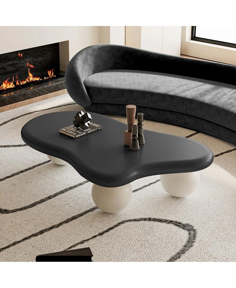 Streamdale Furniture Cloud Coffee Table, Top, Legs