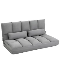 Boyel Living Convertible Floor Sofa Chair with Adjustable Backrest and Headrest
