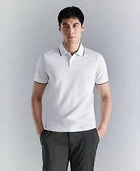 Mango Men's Comfort Stretch Pique Polo Shirt