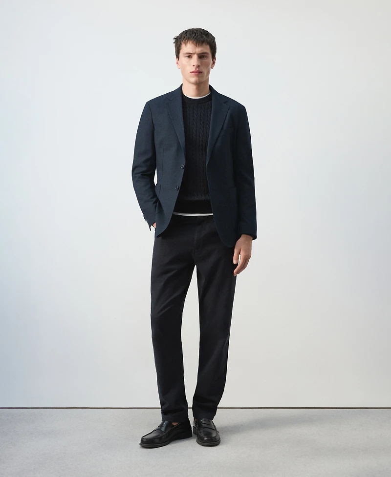 Mango Men's Slim-Fit Pockets Jacket