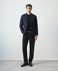 Mango Men's Slim-Fit Pockets Jacket