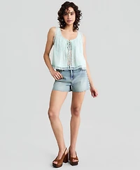 And Now This Women's Cotton Lace-Trim Tank Top, Macy's Exclusive