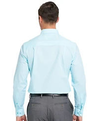 Nick Graham Men's Woven Tonal Dot Button-Front Dress Shirt