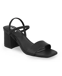 Mia Women's Elastic Ankle-Strap Dress Sandals
