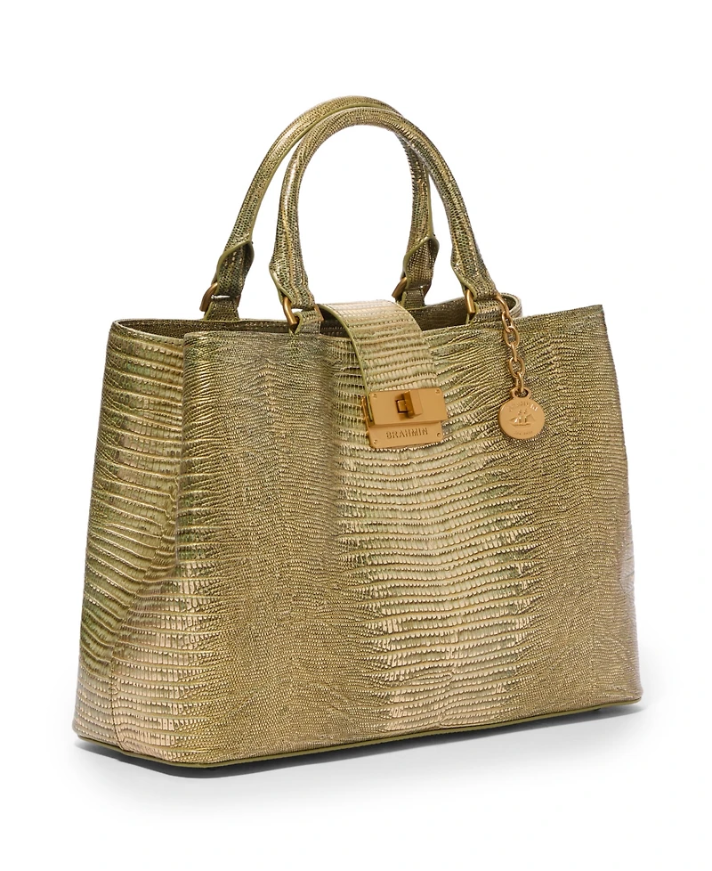 Brahmin Denise Bachata Medium Leather Satchel Bag