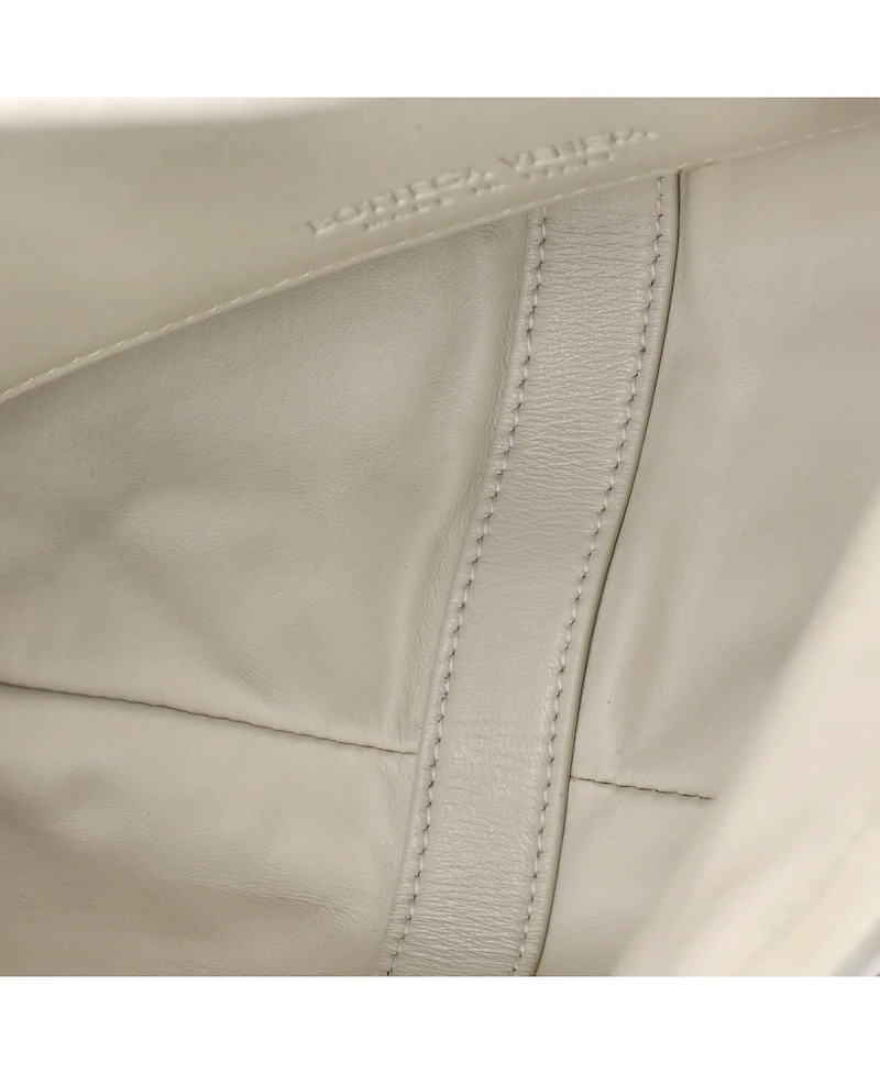 Pre-Owned Bottega Veneta Small Flip Flap Tote Intrecciato Leather