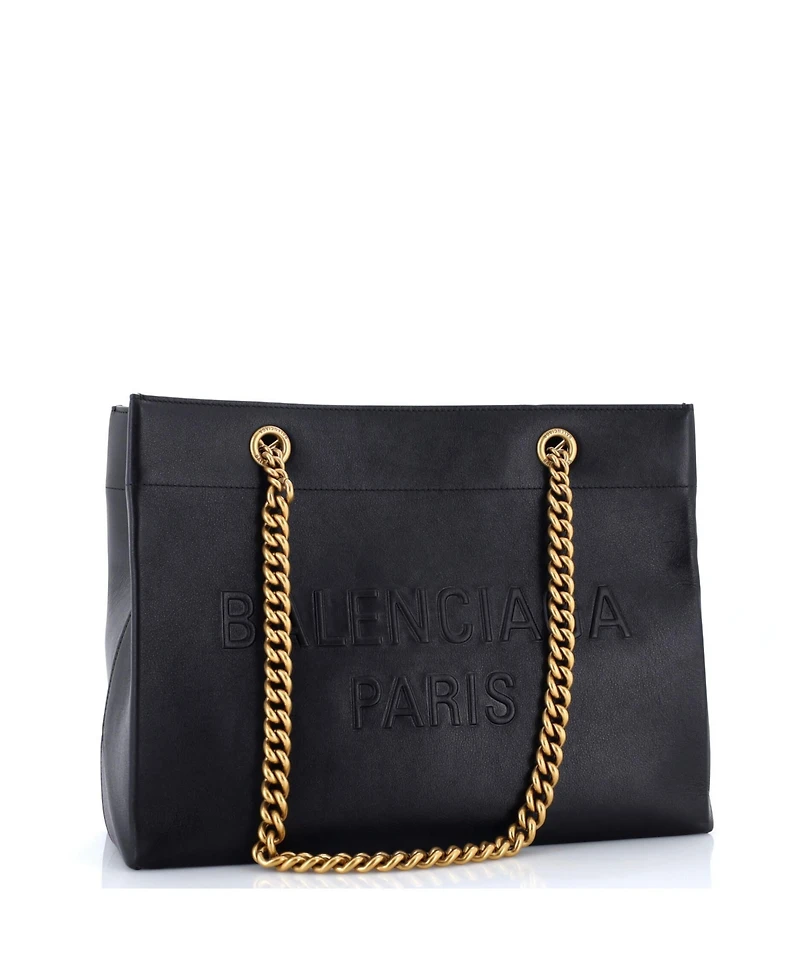 Pre-Owned Balenciaga Medium Duty Free Chain Tote Leather