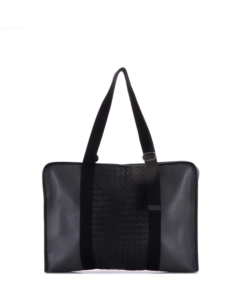 Pre-Owned Bottega Veneta Shoulder Briefcase Intrecciato Leather