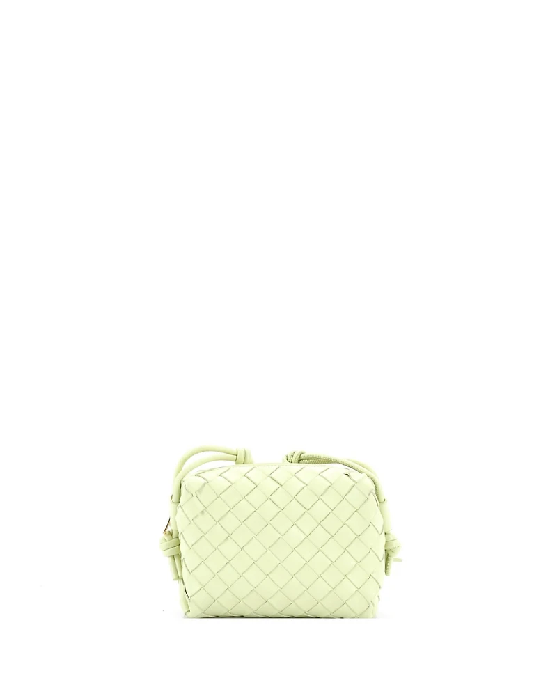 Pre-Owned Bottega Veneta Mini Loop Crossbody Bag Intrecciato Nappa