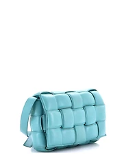 Pre-Owned Bottega Veneta Small Cassette Crossbody Bag Padded Maxi Intrecciato Leather