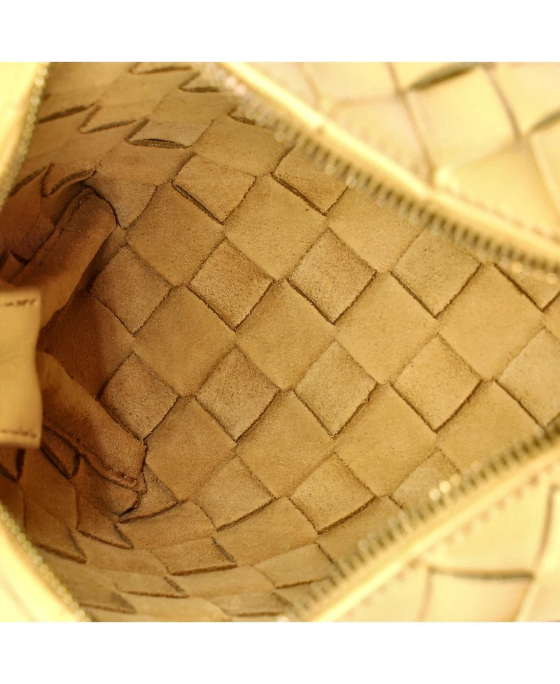 Pre-Owned Bottega Veneta Mini Loop Crossbody Bag Intrecciato Nappa