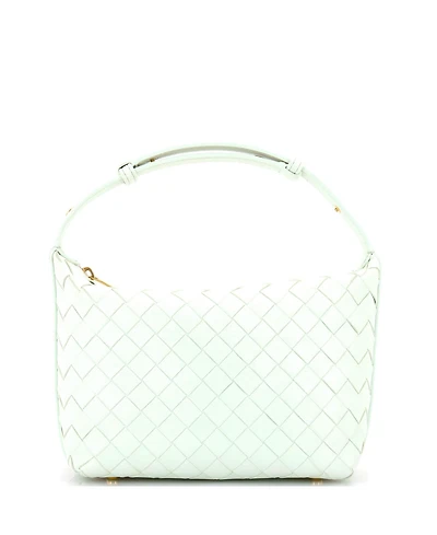 Pre-Owned Bottega Veneta Mini Wallace Shoulder Bag Intrecciato Nappa