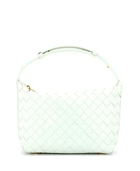 Pre-Owned Bottega Veneta Mini Wallace Shoulder Bag Intrecciato Nappa