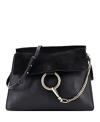 Pre-Owned Chloe Medium Faye Shoulder Bag Leather