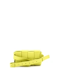 Pre-Owned Bottega Veneta Cassette Belt Bag Maxi Intrecciato Leather