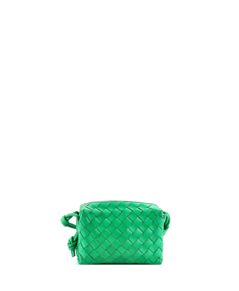 Pre-Owned Bottega Veneta Mini Loop Crossbody Bag Intrecciato Nappa