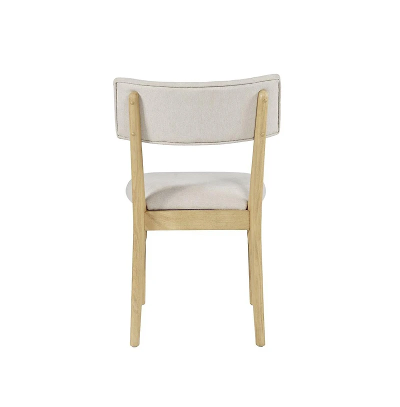 Jofran Beck Contemporary Upholstered Split Back Dining Chair (Set of 2