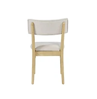 Jofran Beck Contemporary Upholstered Split Back Dining Chair (Set of 2