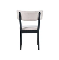 Jofran Beck Contemporary Upholstered Split Back Dining Chair (Set of 2