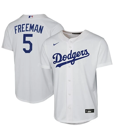Nike Big Boys and Girls Freddie Freeman White Los Angeles Dodgers Home Replica Player Jersey