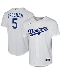 Nike Big Boys and Girls Freddie Freeman White Los Angeles Dodgers Home Replica Player Jersey