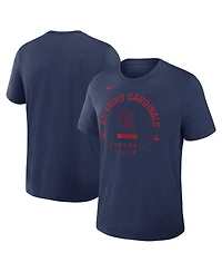 Nike Men's Navy St. Louis Cardinals Authentic Collection Early Work Tri-Blend Dri-fit T-Shirt
