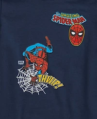 Disney Boys' 8-20 Spider-Man Spidey Thwip Short-Sleeve Graphic T-Shirt