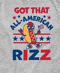 Instant Message Boys' 8-20 All American Rizz Hotdog Short-Sleeve Graphic T-Shirt