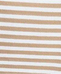 Lands' End Plus Short Sleeve Crew Neck Micro Rib Mini Tee