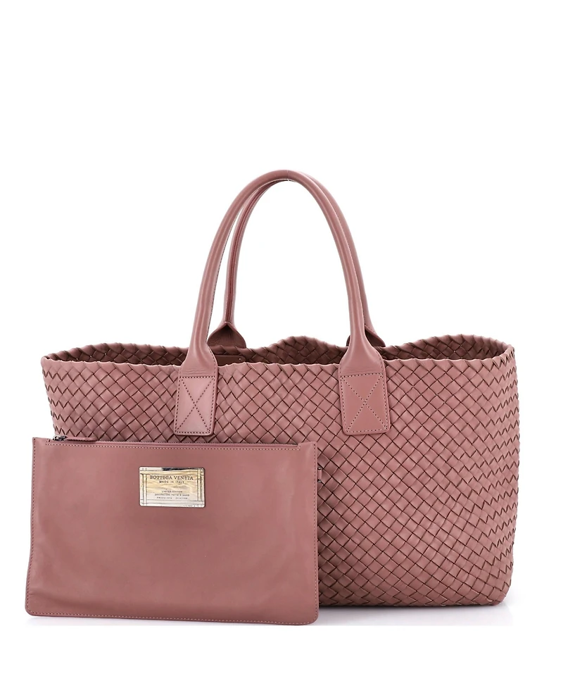 Pre-Owned Bottega Veneta Medium Cabat Tote Intrecciato Nappa