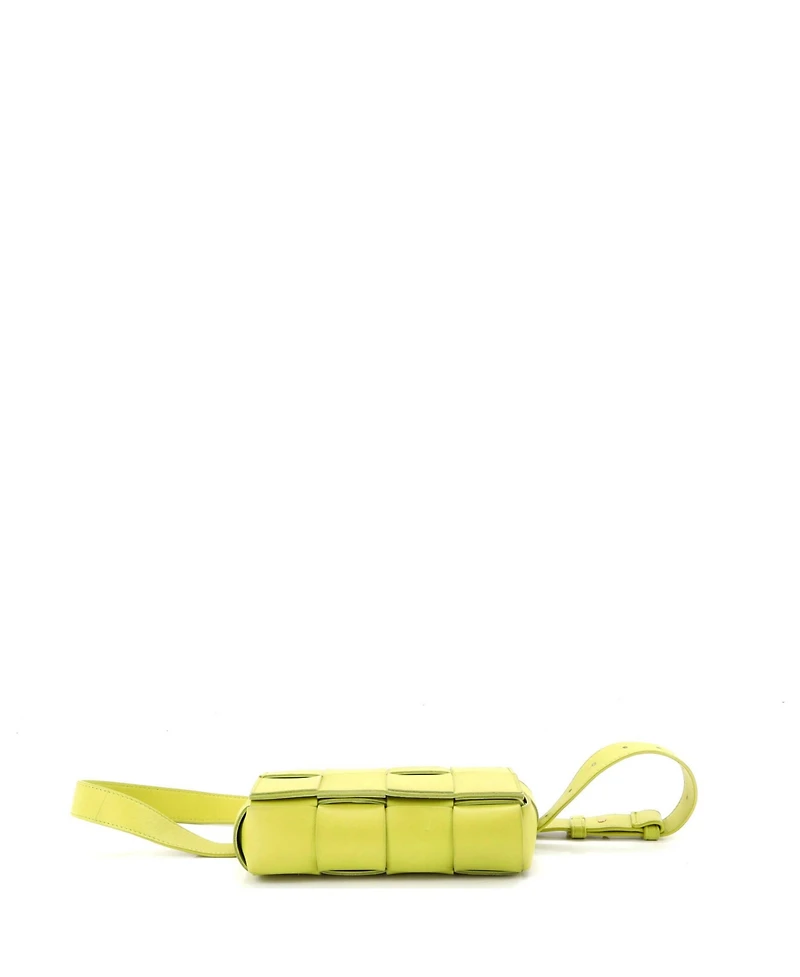 Pre-Owned Bottega Veneta Cassette Belt Bag Maxi Intrecciato Leather