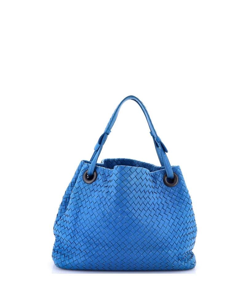 Pre-Owned Bottega Veneta Medium Bella Tote Intrecciato Nappa