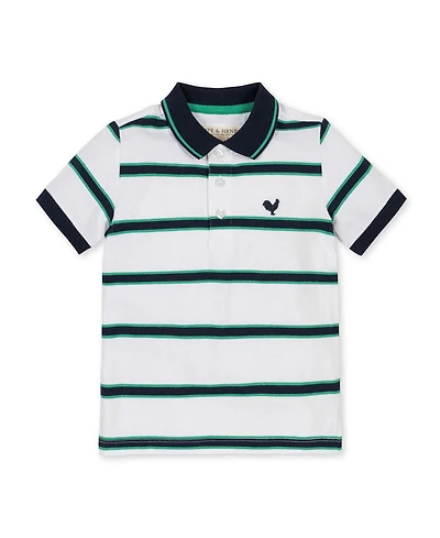 Hope & Henry Toddler Boys and Organic Short Sleeve Jersey Polo