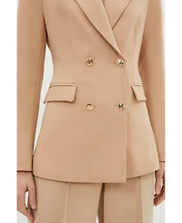 Karen Millen Women's Tailored Doubled Breasted Blazer