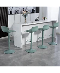 Clihome Bar Stools Set of 2 – Modern Pu Leather Counter Height Barstools with Back