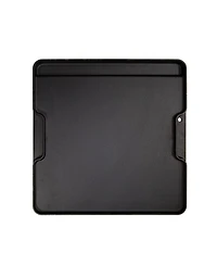 Stansport Pre-Seasoned Double Sided Cast Iron Griddle with Built in Grease Trap