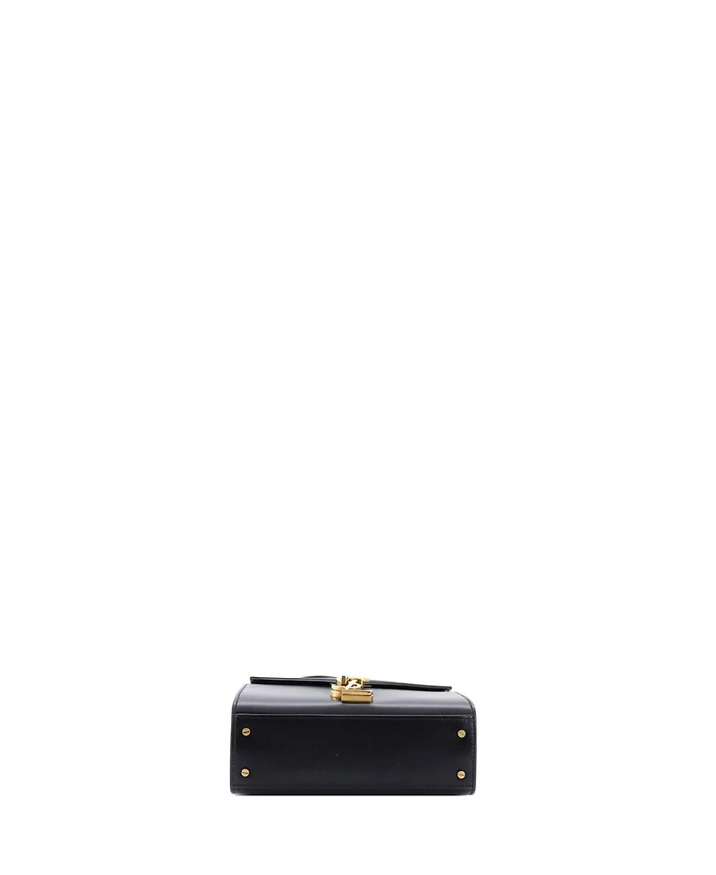 Pre-Owned Saint Laurent Mini Cassandra Top Handle Bag Leather