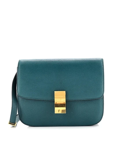 Pre-Owned Celine Medium Classic Box Bag Grainy Leather