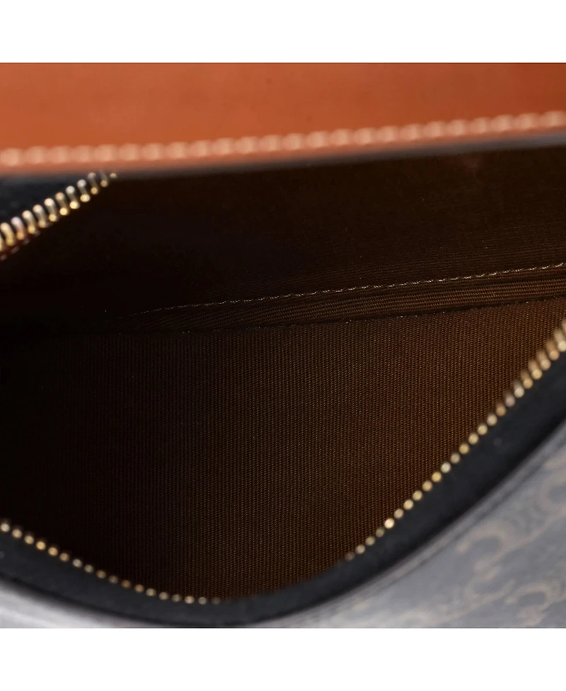 Pre-Owned Celine Ava Bag Triomphe Coated Canvas