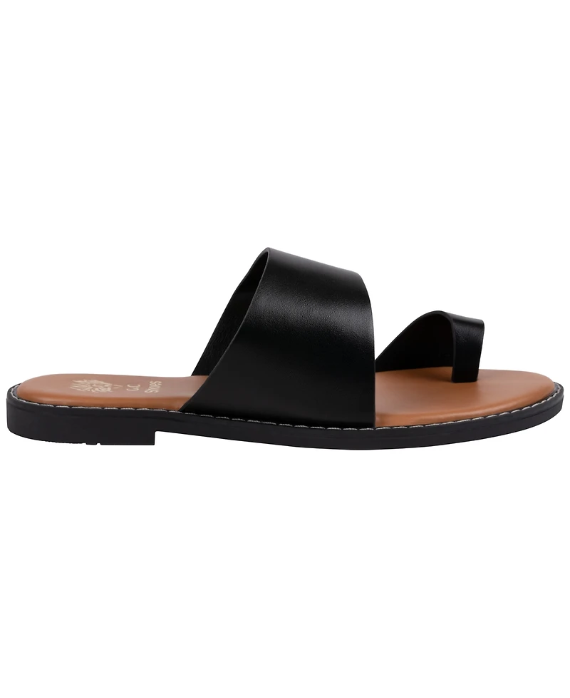 Gc Shoes Womens Florence Toe Loop Flat Sandals