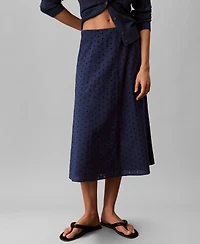 Calvin Klein Women's Classic Fit Pull-On Midi Skirt