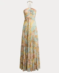 Lauren Ralph Women's Floral Print Tiered Maxi Dress
