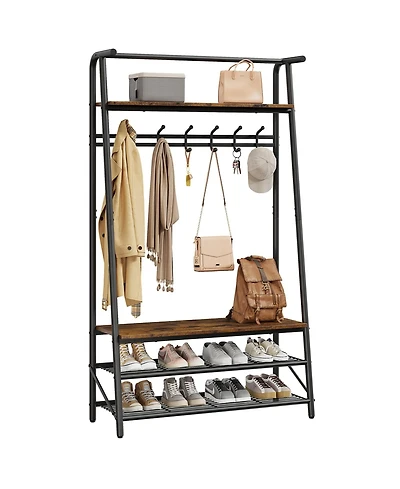 gaomon Metal & Mdf Entryway Hall Tree