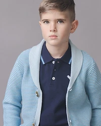 Hope & Henry Big Boys and Organic Shawl Collar Cardigan Sweater