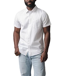 Hope & Henry Men's and Organic Short Sleeve Seersucker Shirt