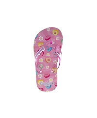 SweetHearts Little Girls Shoes Flip Flops, Sandals Beach and Pool Shoes, Slip on.