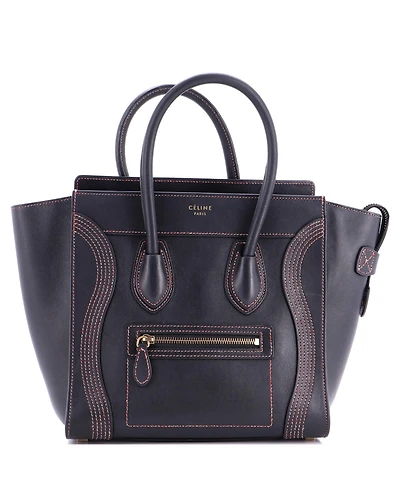 Pre-Owned Celine Micro Luggage Bag Smooth Leather